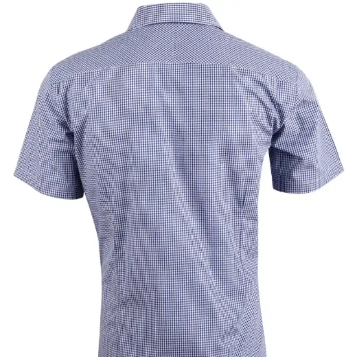 Picture of Winning Spirit, Mens Two Tone Gingham S/S Shirt